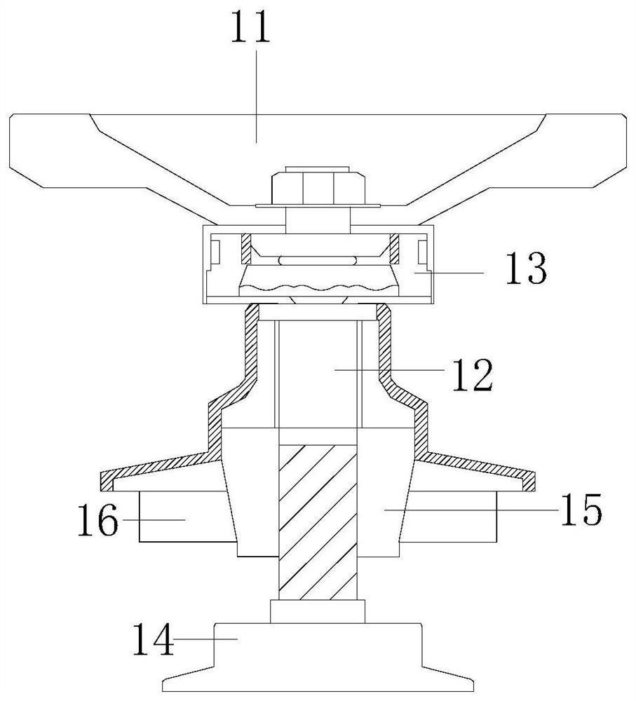 An indoor fire hydrant maintained by shaft vibration