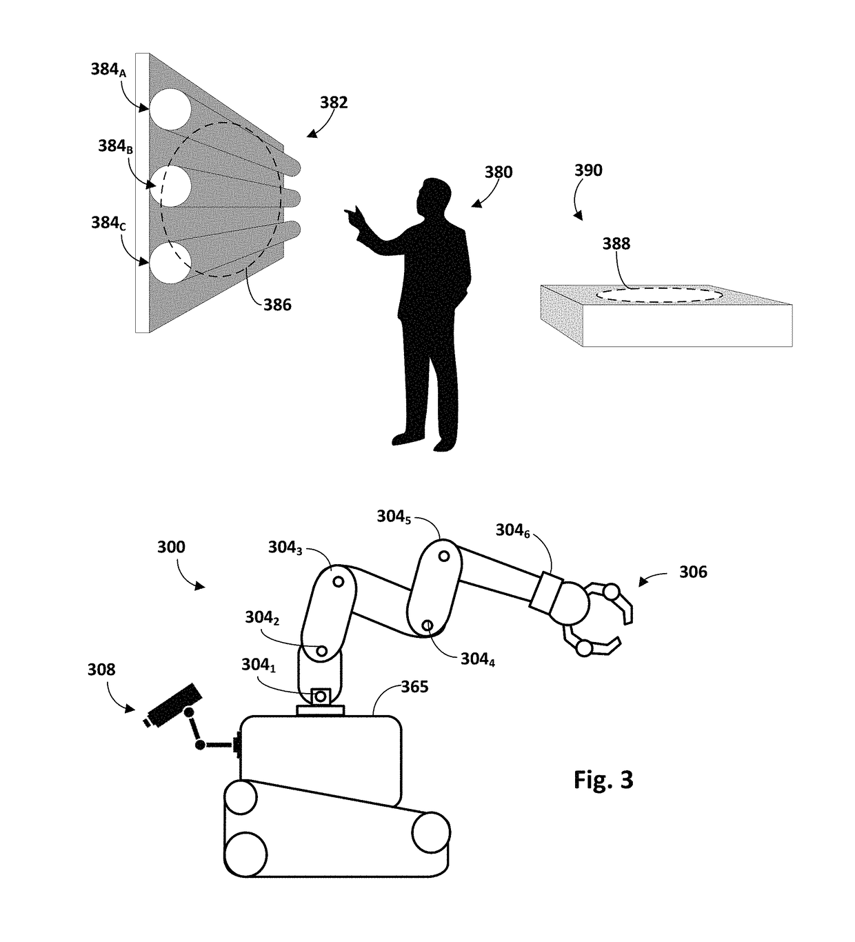 Space extrapolation for robot task performance