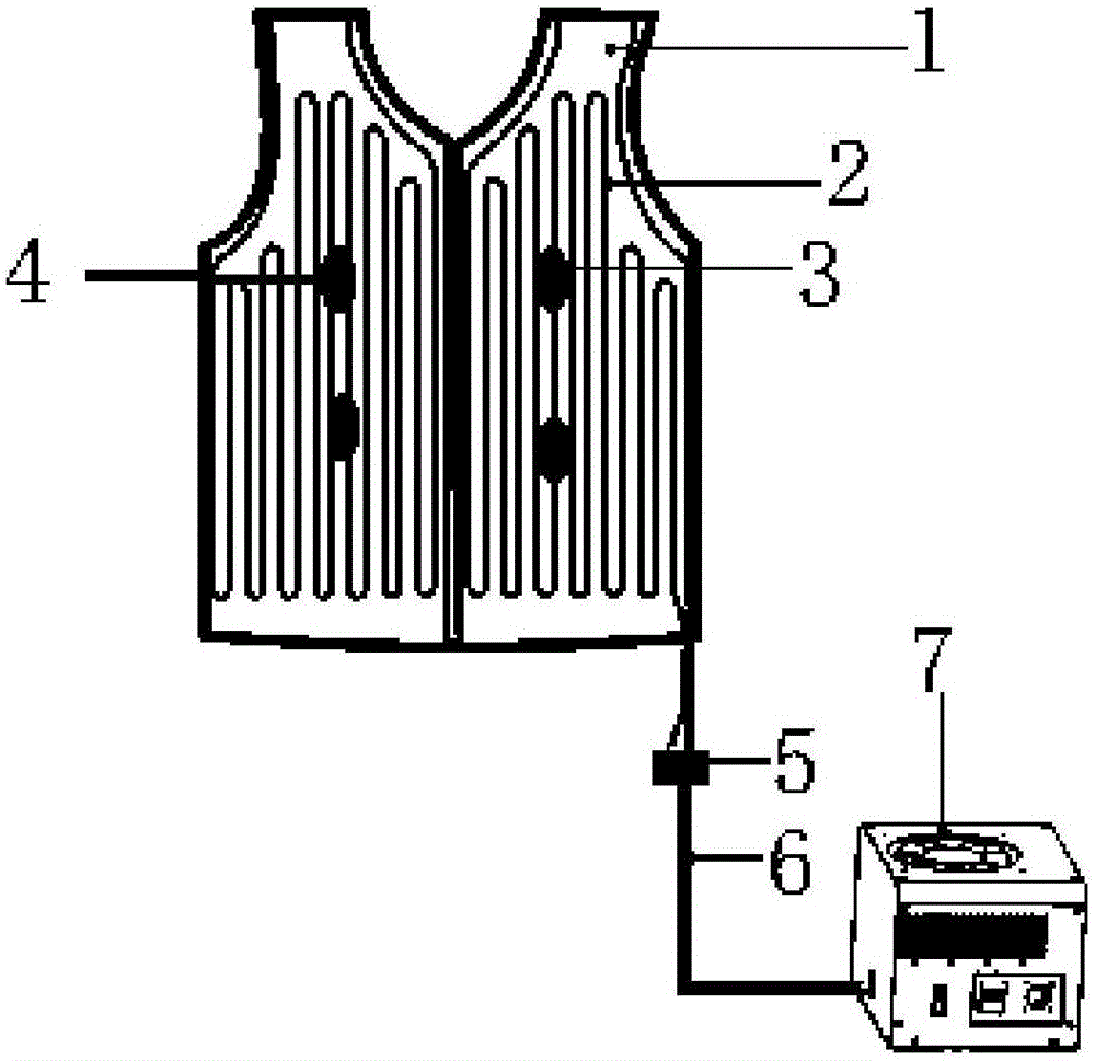 Semiconductor refrigerated wearable cooling waistcoat