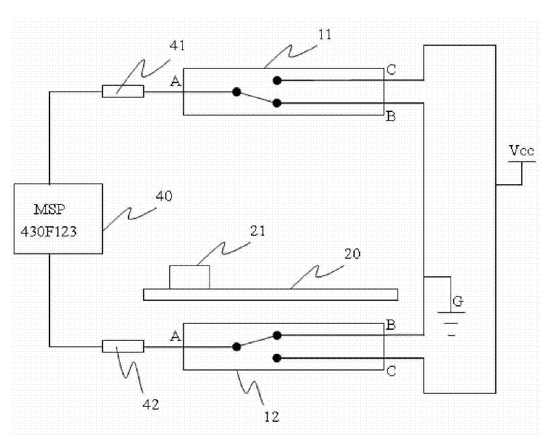 Nanoampere-level micro power-consumption gauge head data acquisition unit