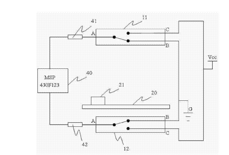 Nanoampere-level micro power-consumption gauge head data acquisition unit