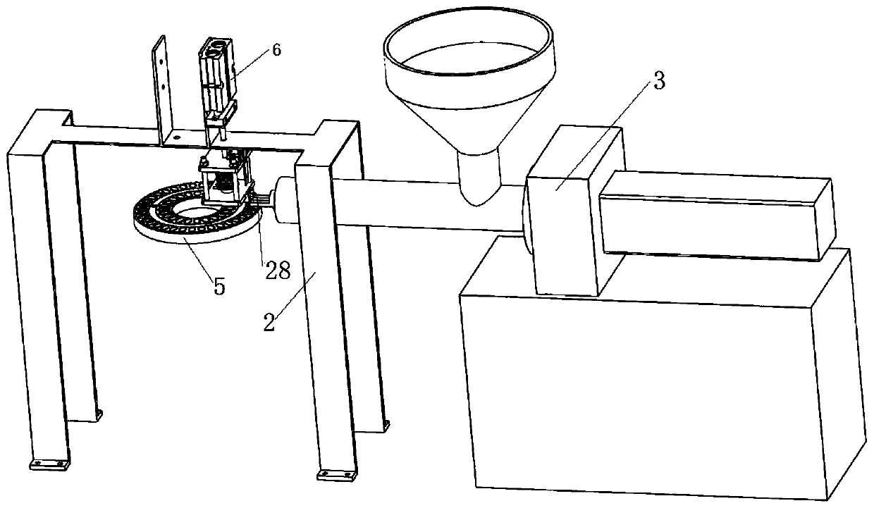 Punching machine and punching feeding device for flexible material