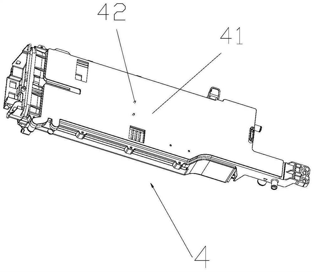 Liquid storage box, putting device and clothes processing equipment