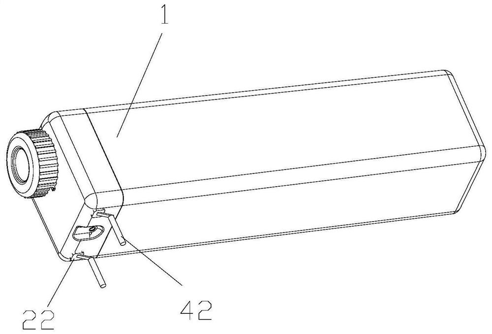 Liquid storage box, putting device and clothes processing equipment