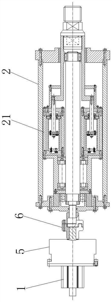 Electric loader with hydraulic buffer