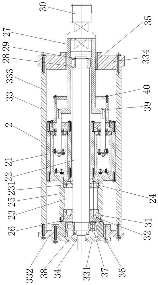 Electric loader with hydraulic buffer