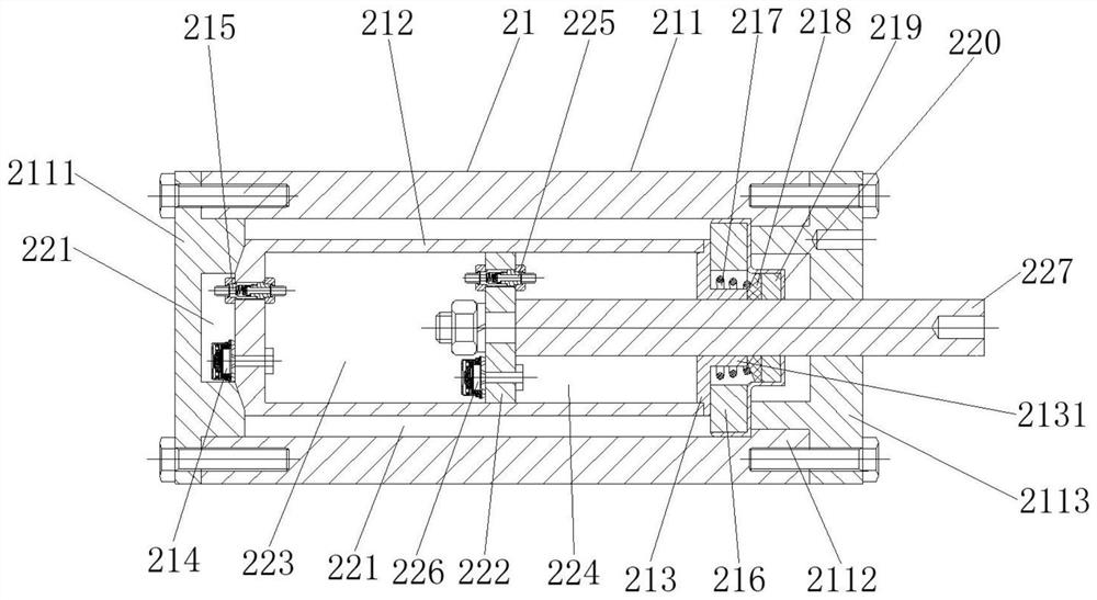 Electric loader with hydraulic buffer