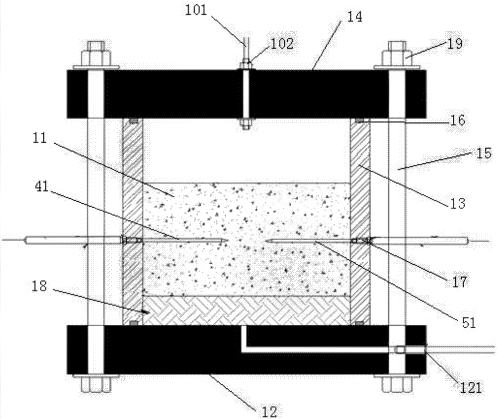 Porous rock-soil body thermophysical parameter testing system based on dehumidification technique