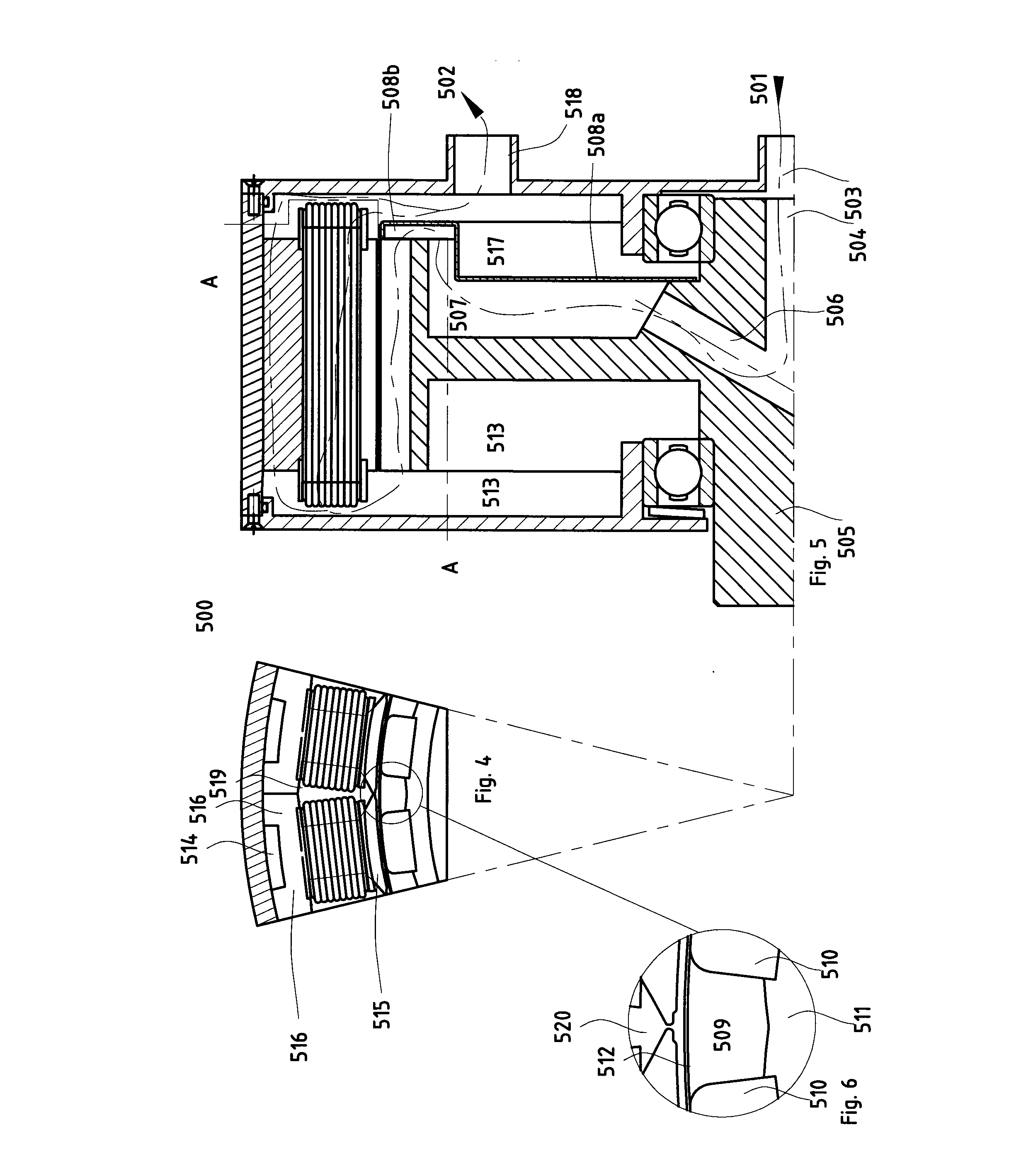 Cooled magnet motor