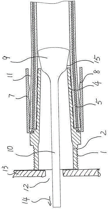 Composite pipe joint and manufacturing method thereof