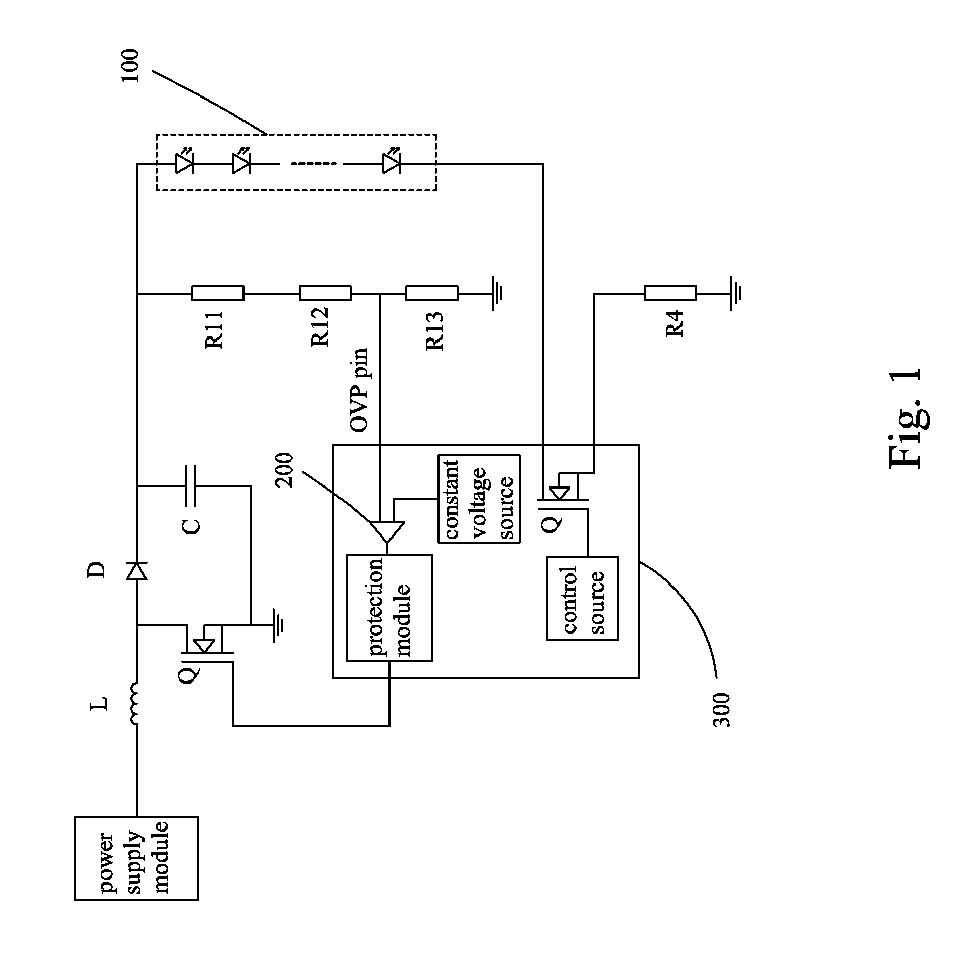 Overvoltage protection method for backlight drive circuit of 2d/3d mode and backlight drive circuit using same