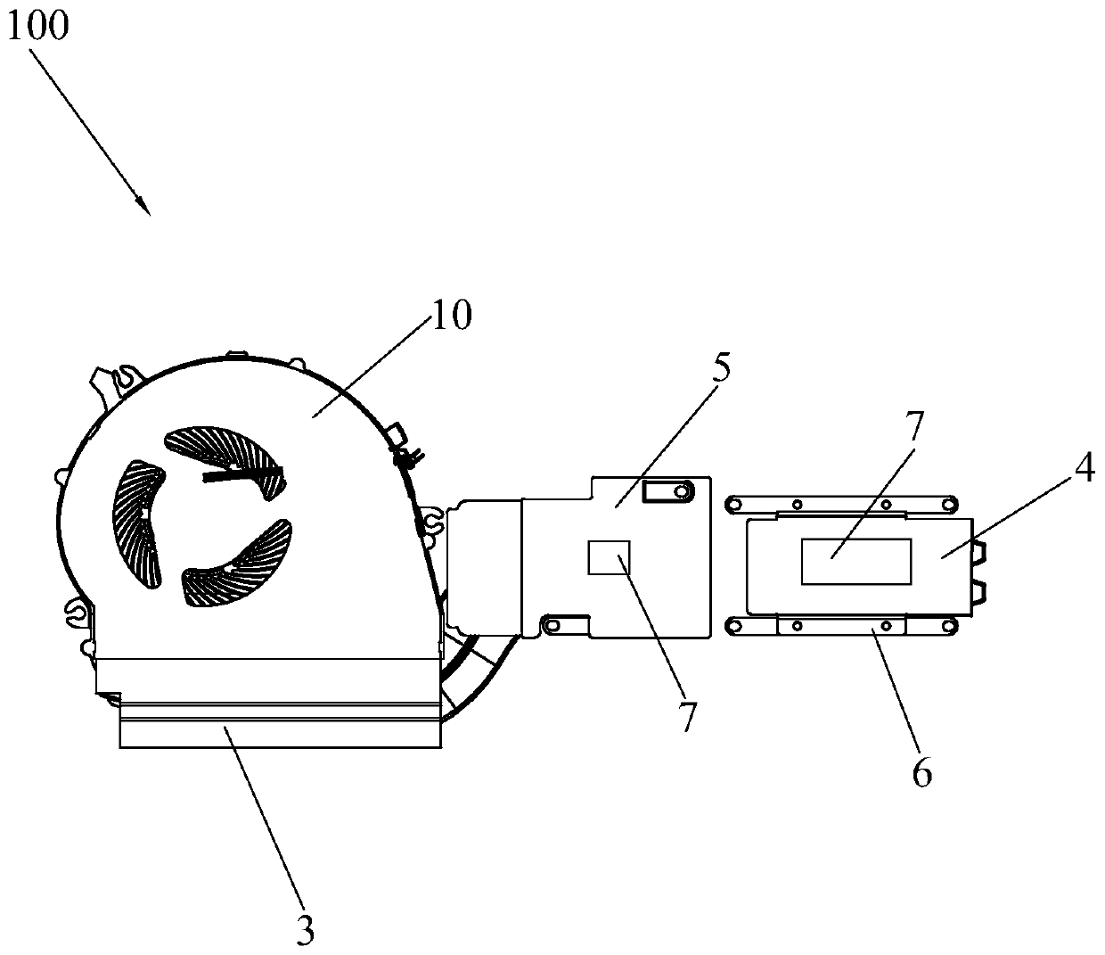 Cooling fan and cooling device for electronic equipment and electronic equipment