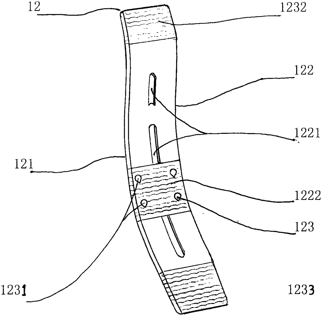 Spine arching waist and lumbar disc posterior protrusion jacking and load-bearing posture correction brace