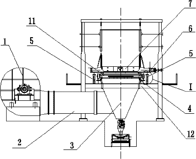 Flexible sealing and water sealing rotary forced-air cooler