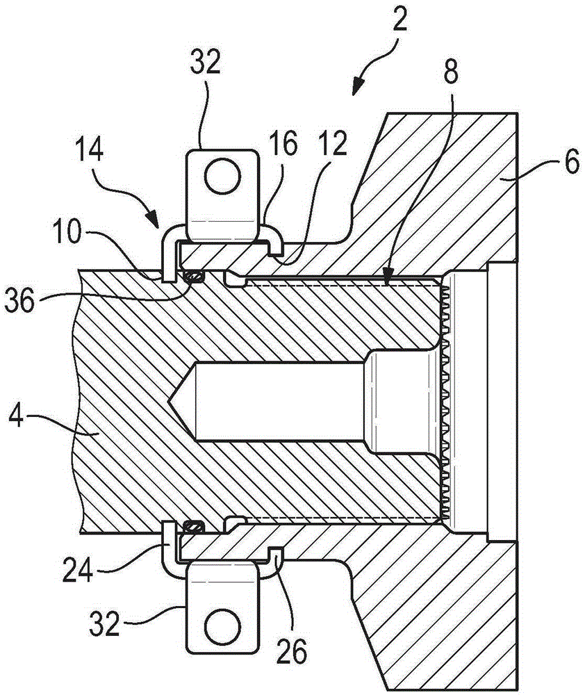 Connection arrangement of torque transmission used for motor vehicle transmission system