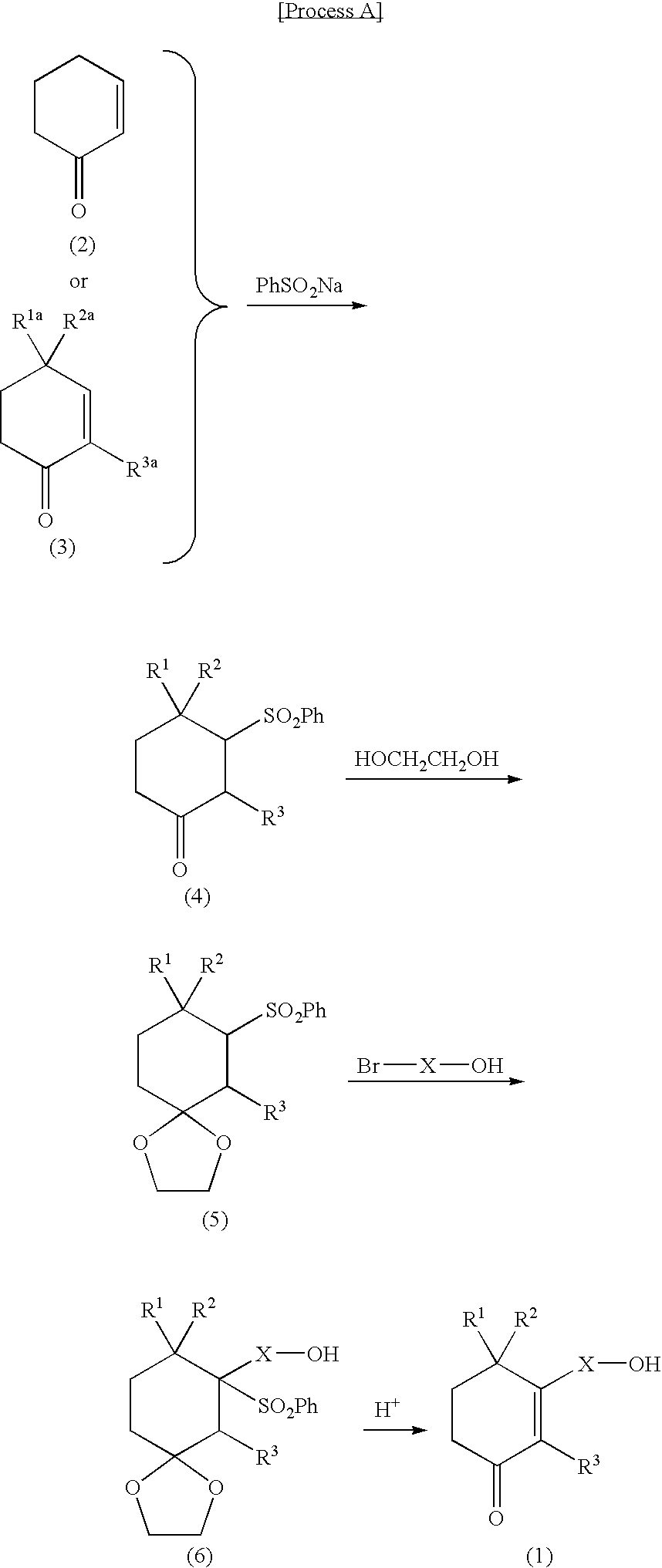 Use of cyclohexenone derivatives for the manufacture of a medicament in the treatment of dysuria