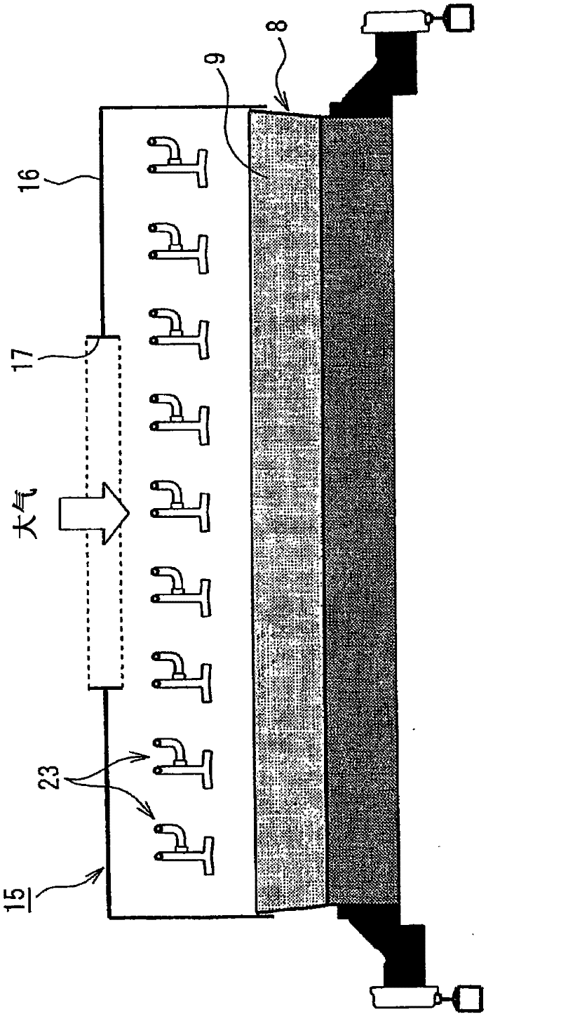 Process for producing sintered ore and sintering apparatus