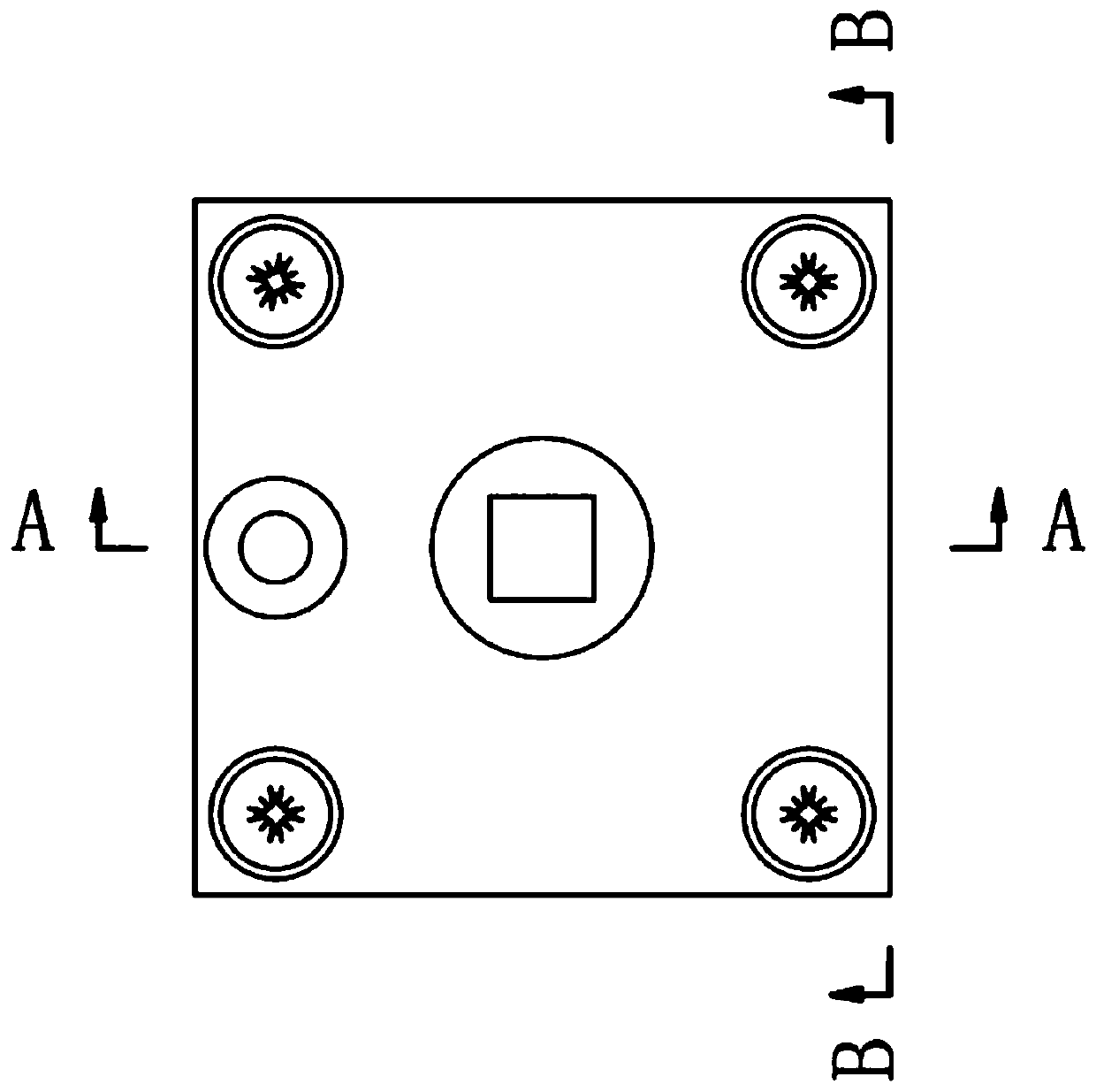 Electronic chip heat dissipation experiment device based on film evaporation