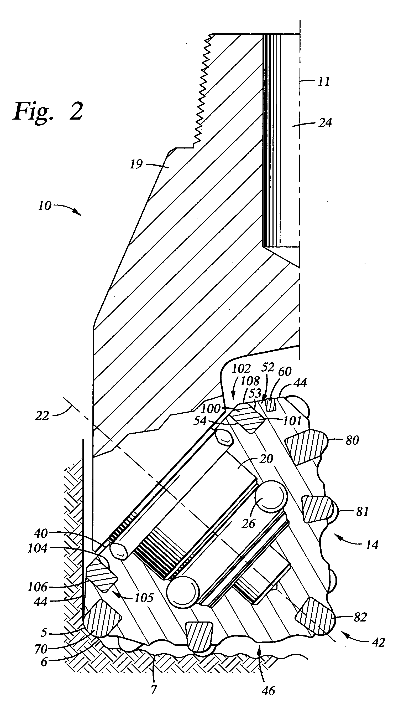 Arcuate-shaped inserts for drill bit