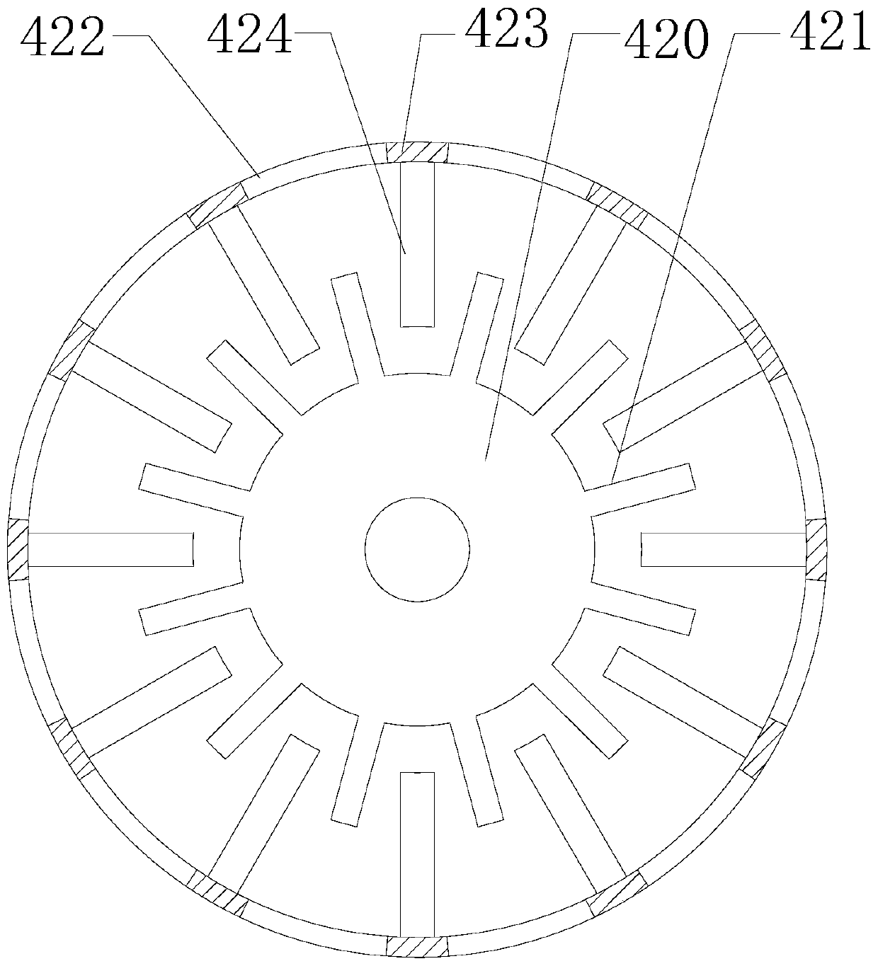 Plastic toy mold capable of oscillating and eliminating bubbles by utilizing acoustic wave transmission