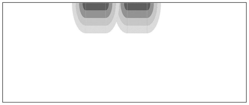 Substrate wafer structure for improving resistivity of substrate and preparation method