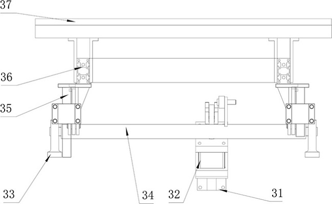 A mechanical transmission feeding device