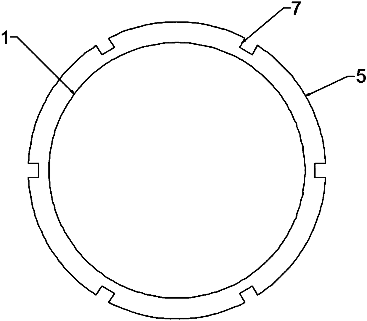 Overturning type tea frying device for tea processing