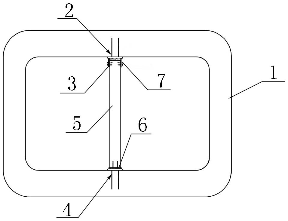 A prefabricated load-bearing intermediate partition wall structure and construction method of a rectangular pipe jacking gallery