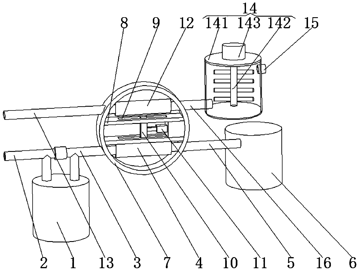 Rapid gastric lavage machine for emergency internal medicine