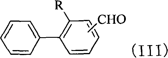 Preparation method of hydroxymethyl substitutent o-alkyl biphenyl and intermediate thereof