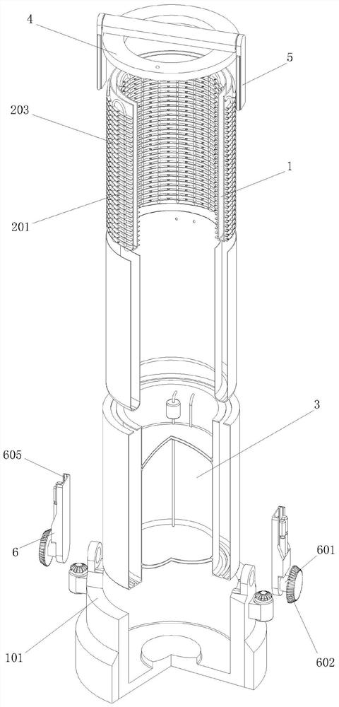 A production mold for concrete pipe pouring that can recover the heat of hydration