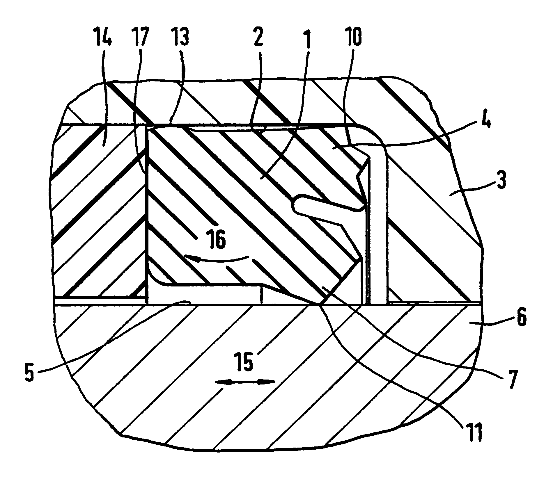 Lip seal for sealing cylindrical surfaces