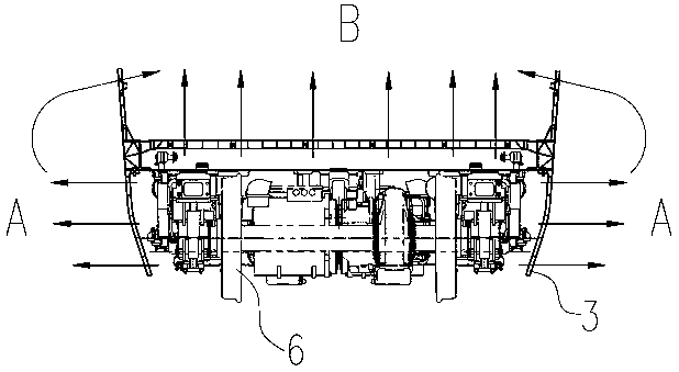 A kind of aluminum matrix composite rail vehicle