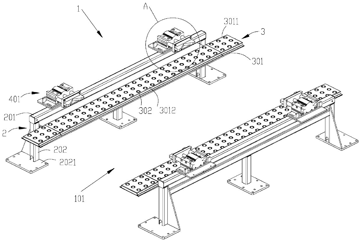 Material vehicle positioning mechanism of AGV and butt jointing method