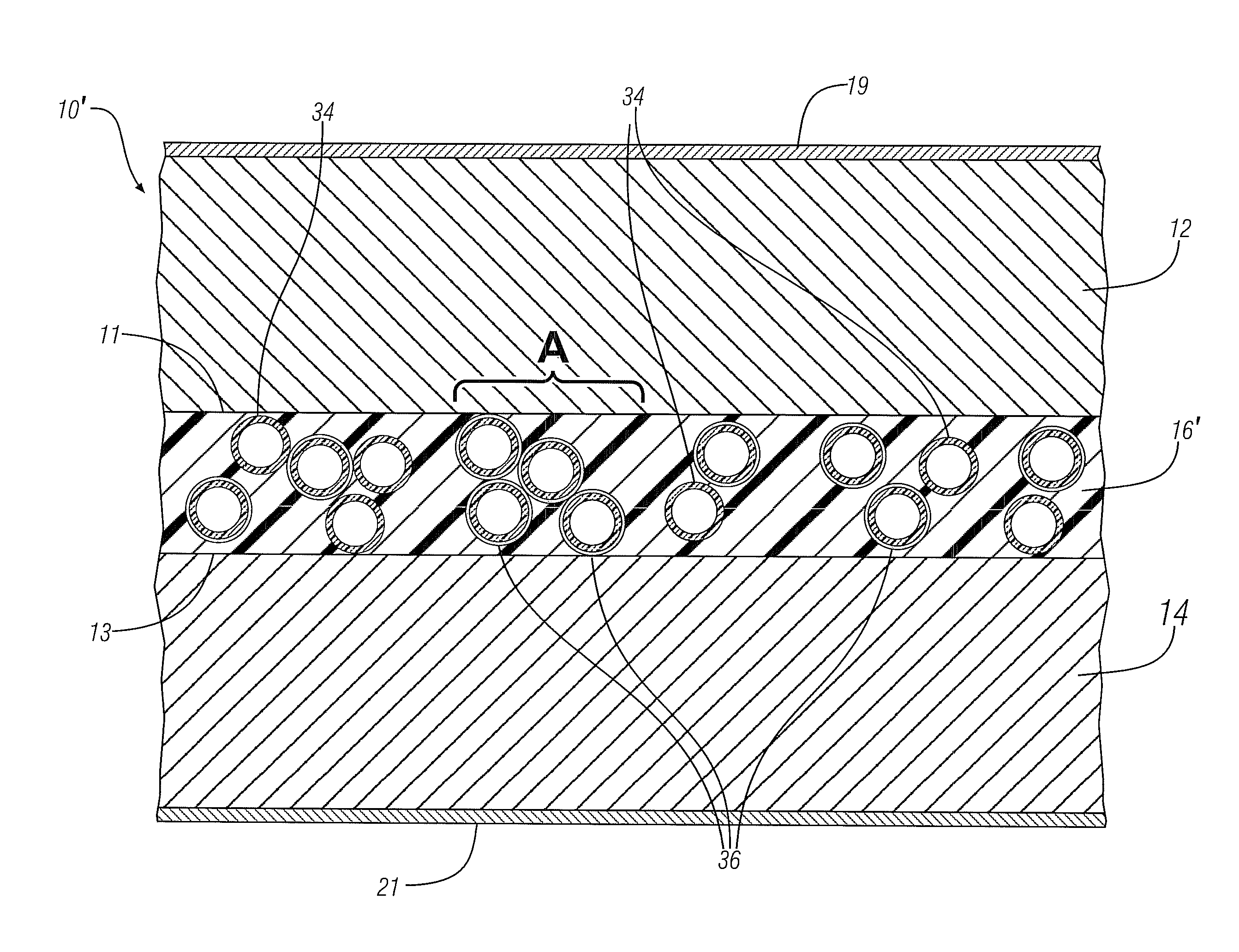 Laminated steel with compliant viscoelastic core