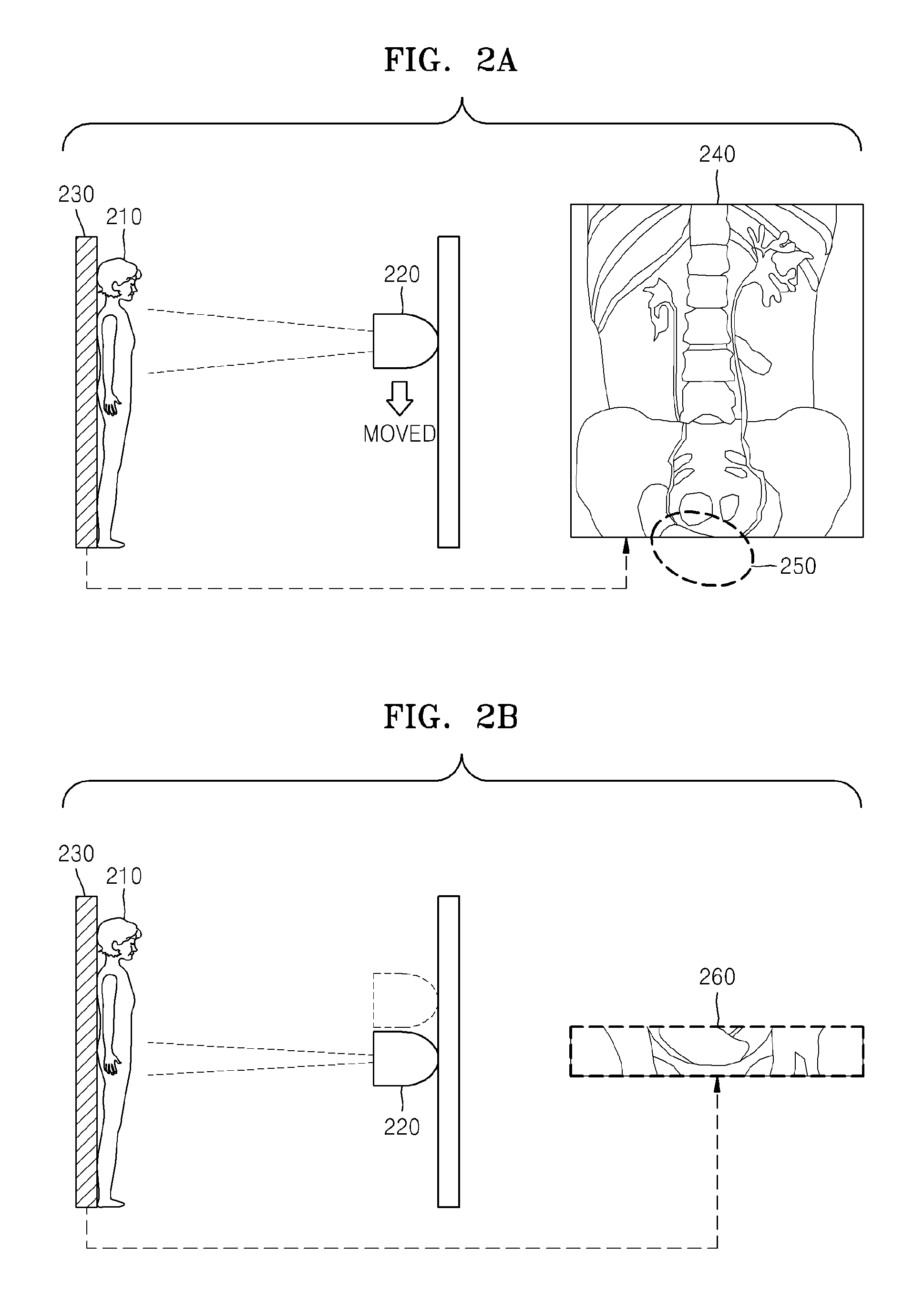 Method and apparatus for obtaining x-ray image of region of interest of object