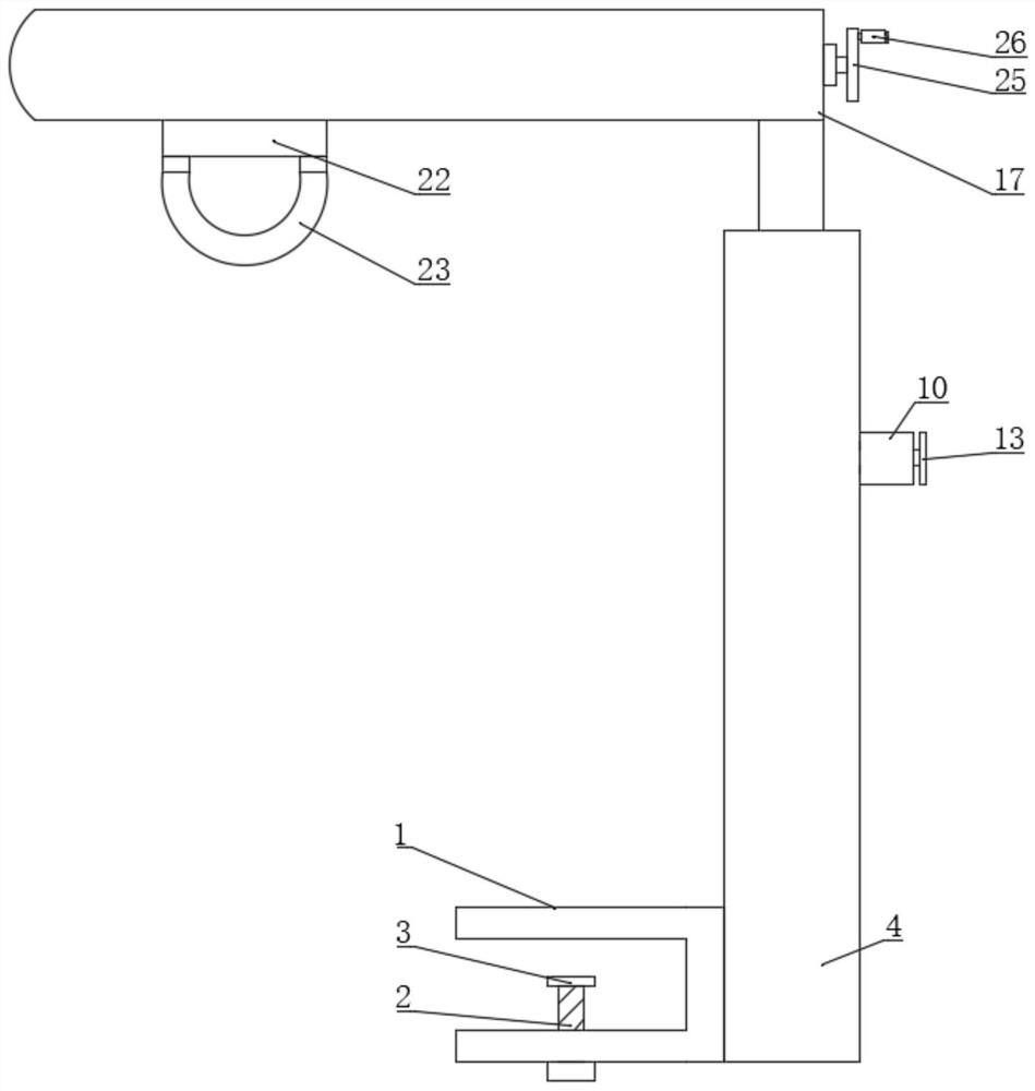 Limb rehabilitating bracket for rehabilitation department