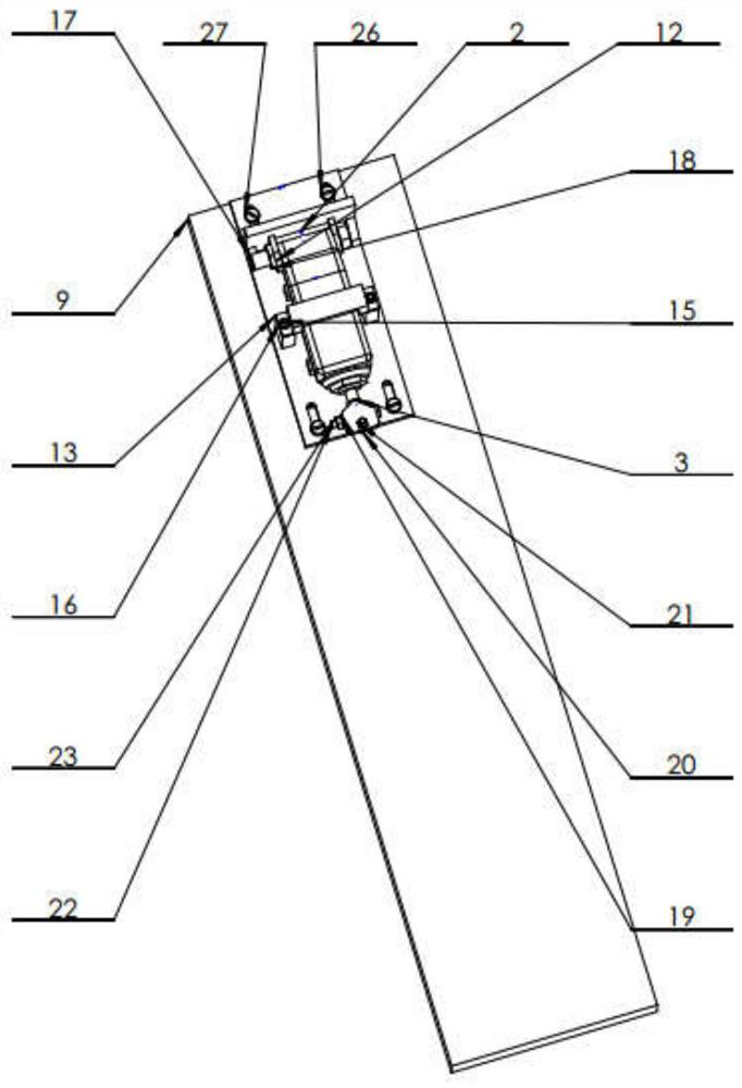 A hydraulic cylinder testing device