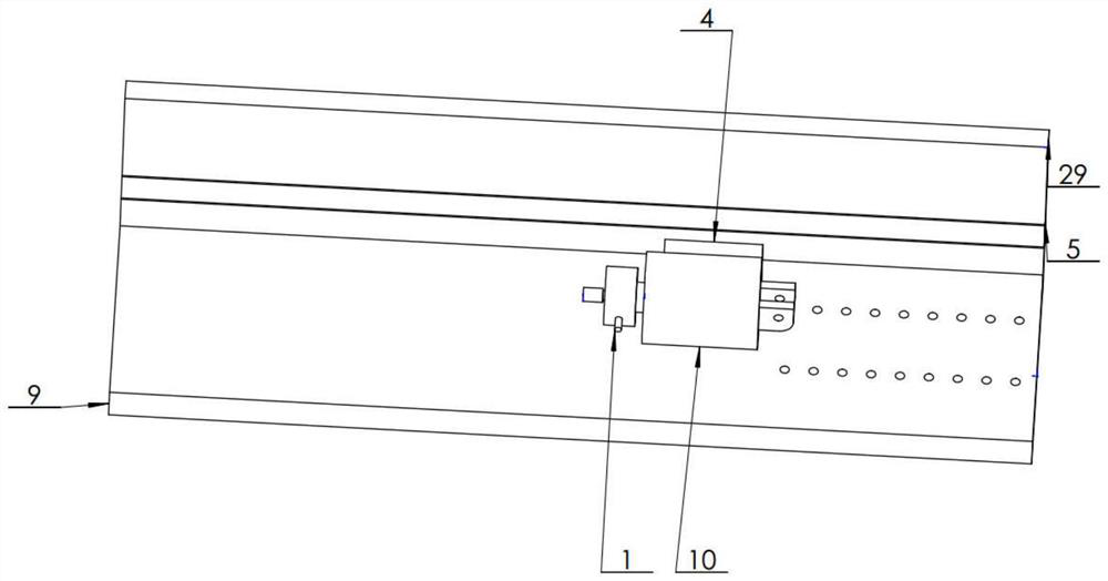 A hydraulic cylinder testing device