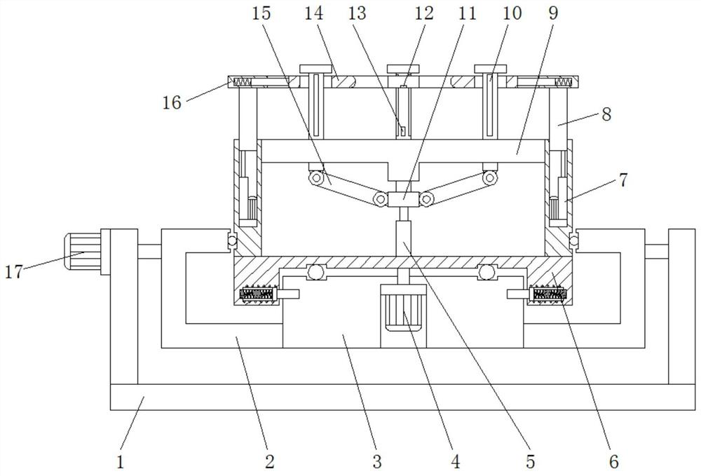 A multi-angle adjustable fixing fixture for automobile wheel repair