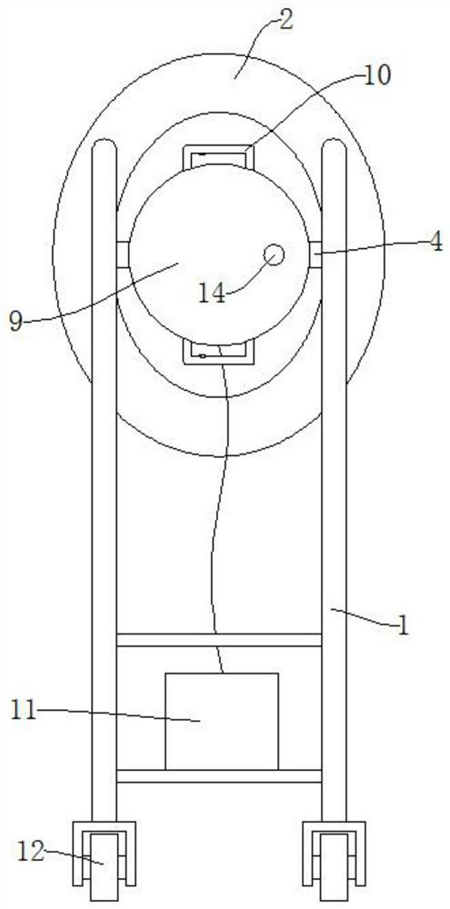 A basketball throwing device for physical education teaching