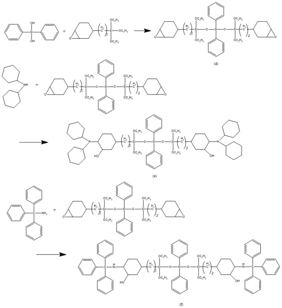 Organic silicon modified weather-resistant epoxy resin insulating material