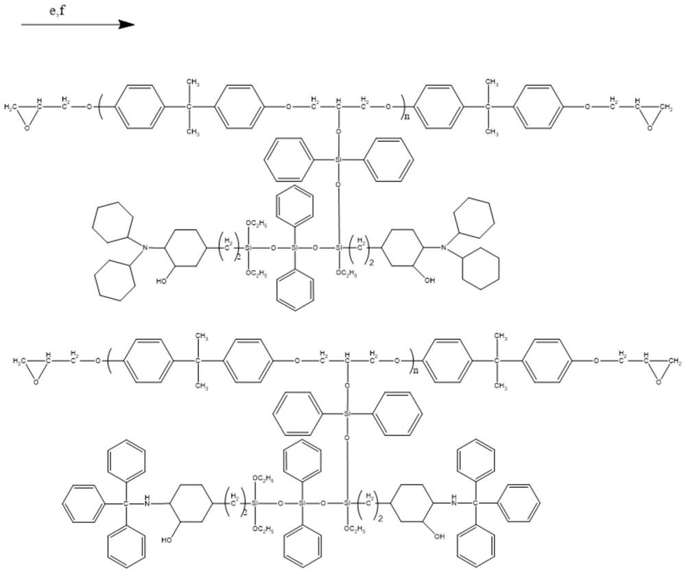 Organic silicon modified weather-resistant epoxy resin insulating material