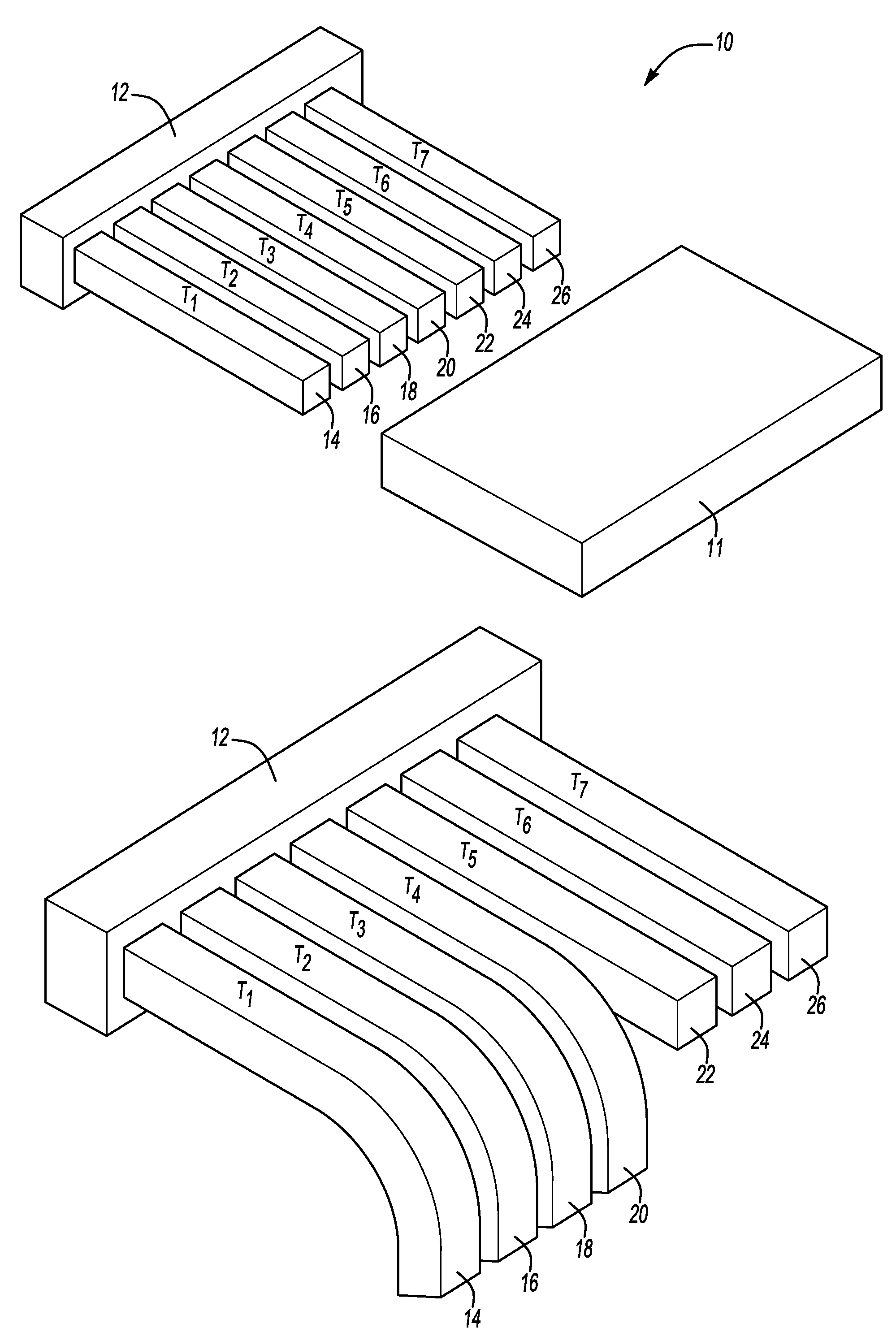 Shape memory polymer temperature sensing devices and methods of use