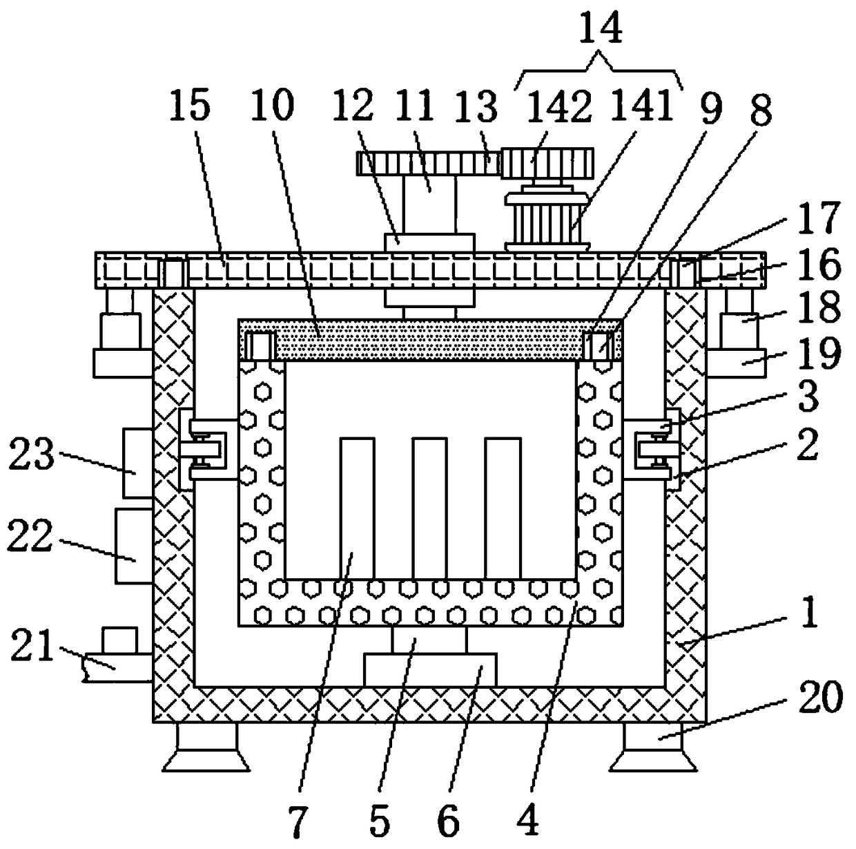 Efficient cleaning device for spring machining and producing