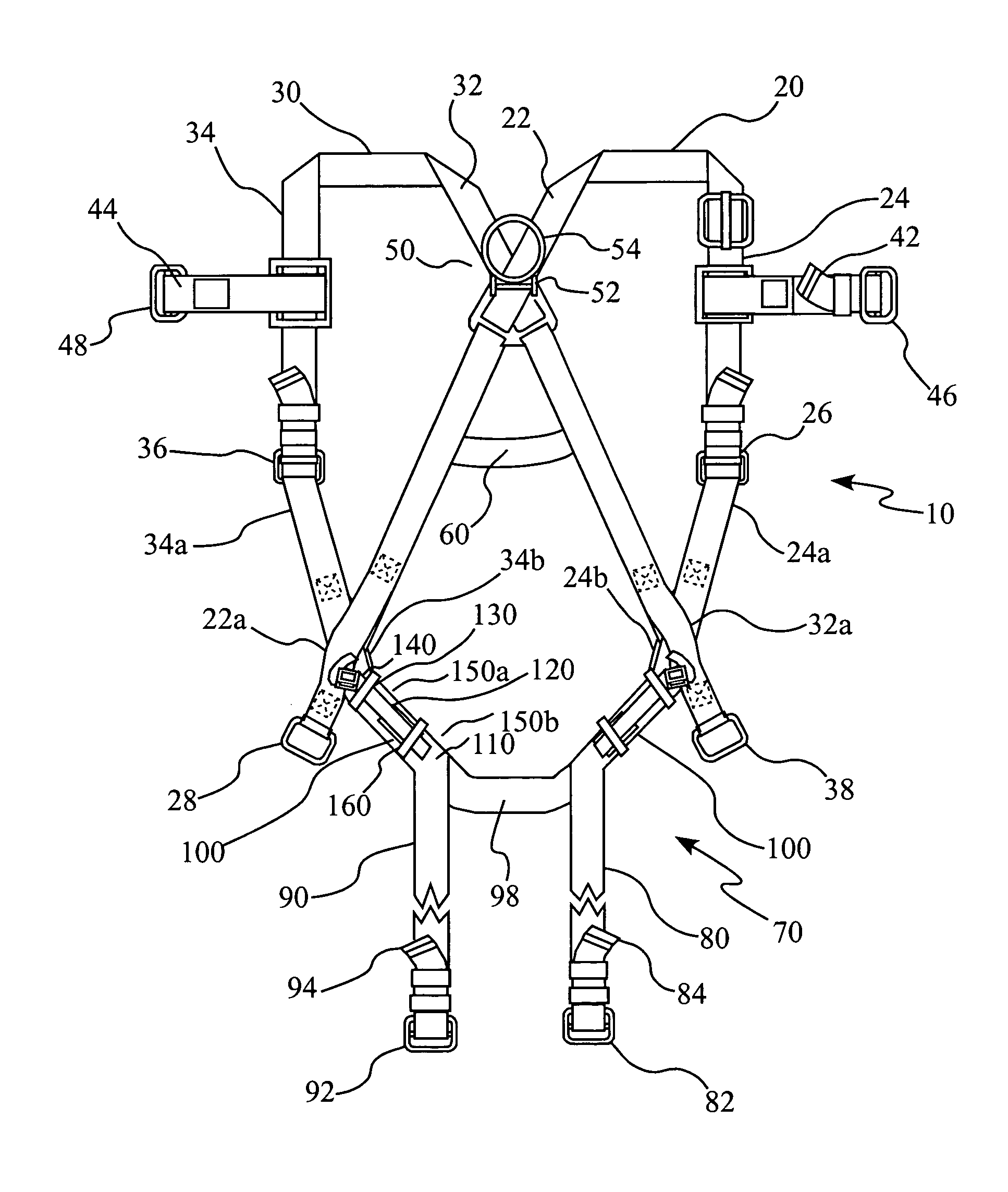 Footholds for fall protection devices