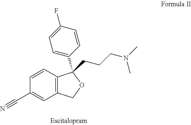 Pharmaceutical formulations comprising quetiapine and escitalopram