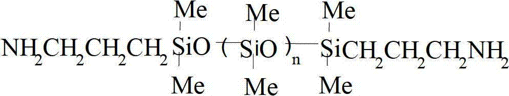 Method for preparing alpha, omega-bis(aminopropyl)polydimethylsiloxane