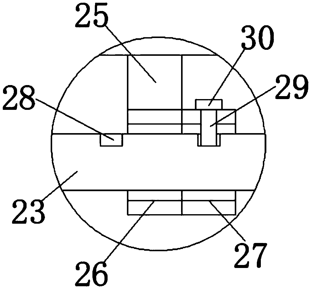 Drawing showing stand for industrial design and using method