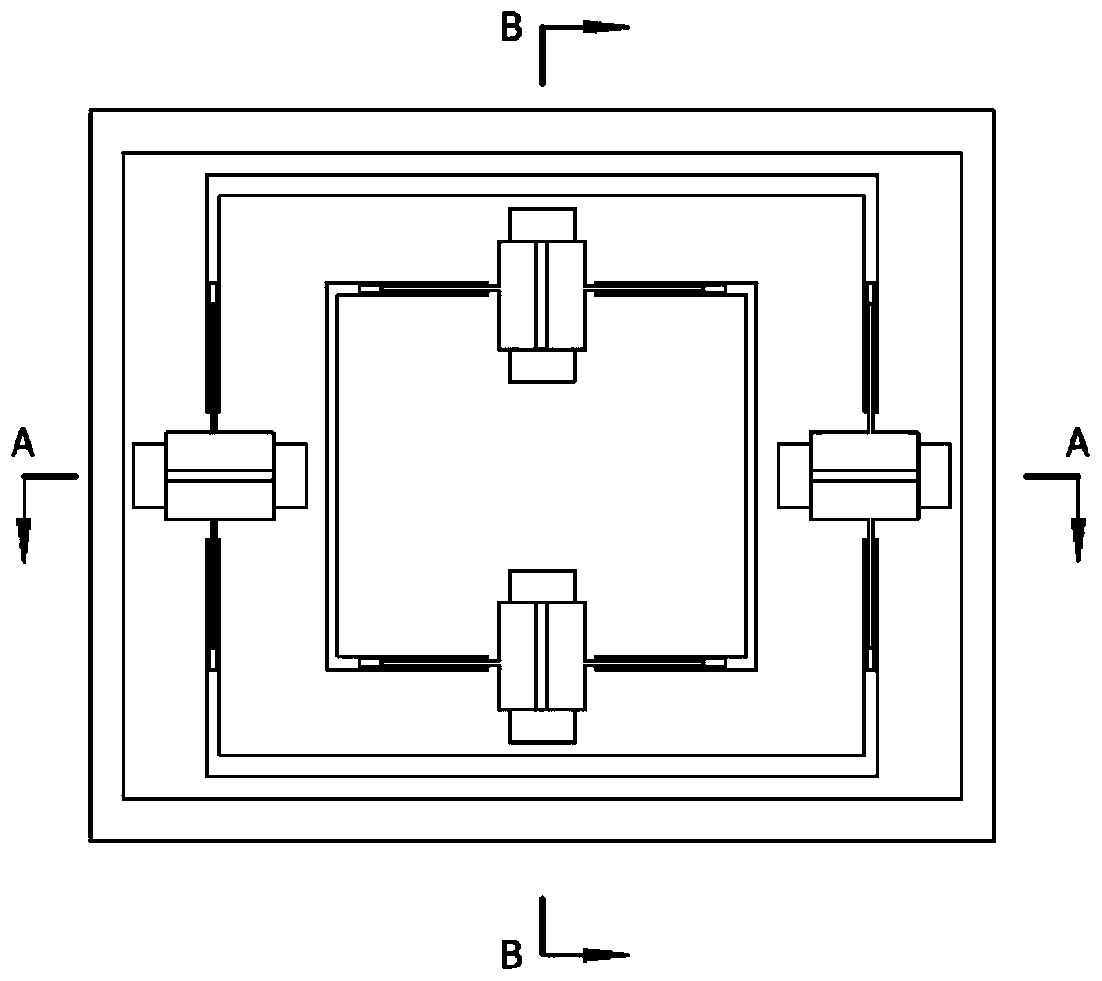 A resonant graphene biaxial accelerometer